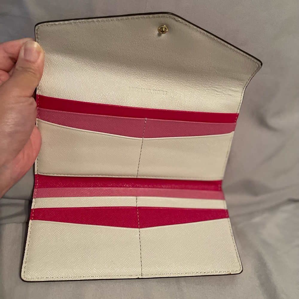 MICHAEL KORS Envelope Wallet - Raspberry Pink - Picture 3 of 3